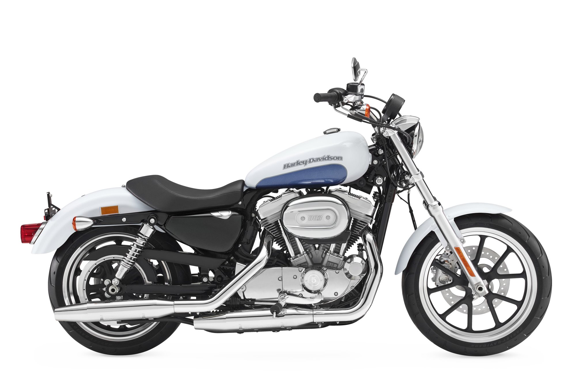 Motorrad Vergleich Harley-Davidson Sportster XL 883 L SuperLow 2015 vs ...