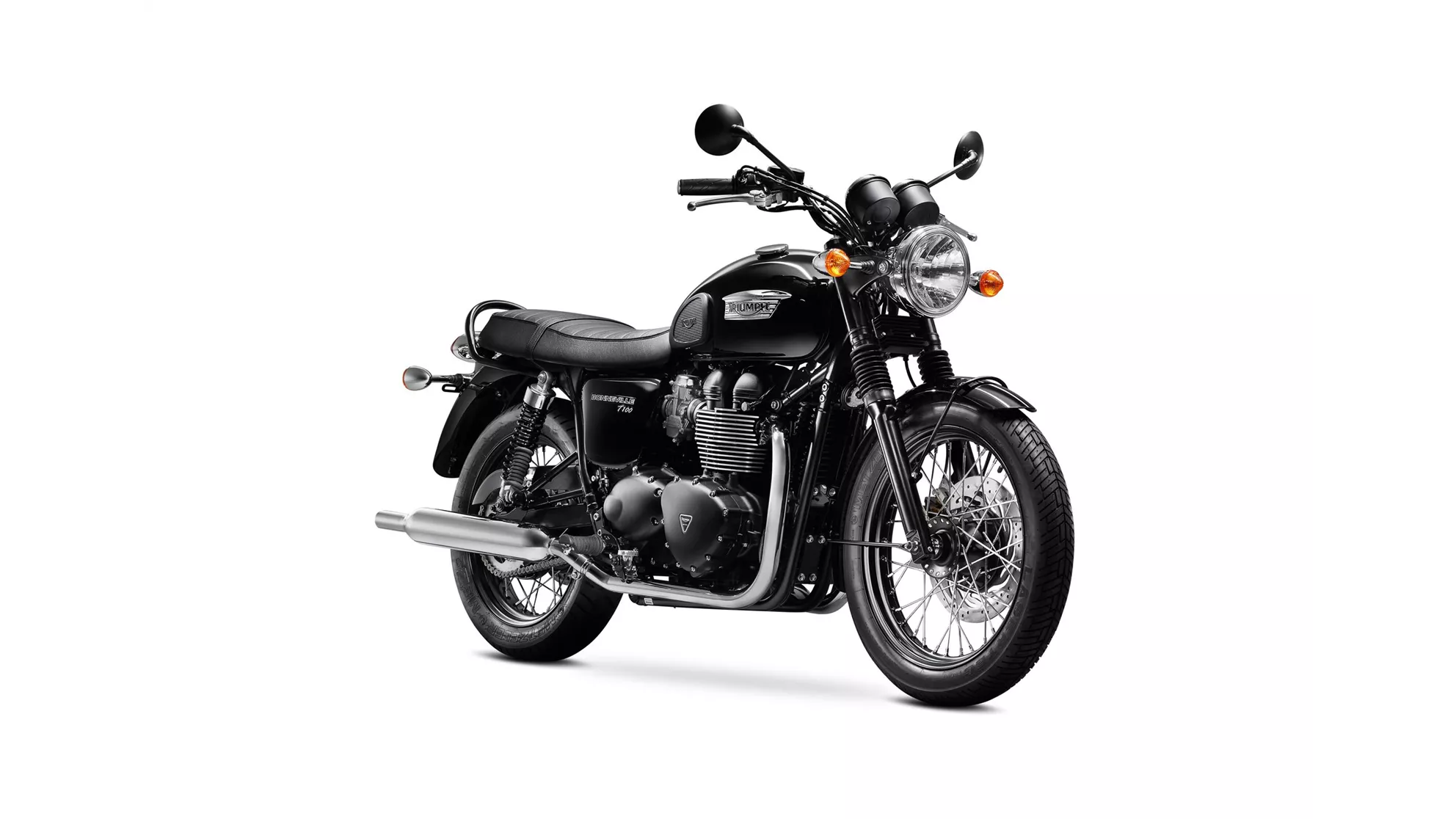Triumph Bonneville T100 Black - Image 1 Triumph Bonneville T100 Black - Image 1