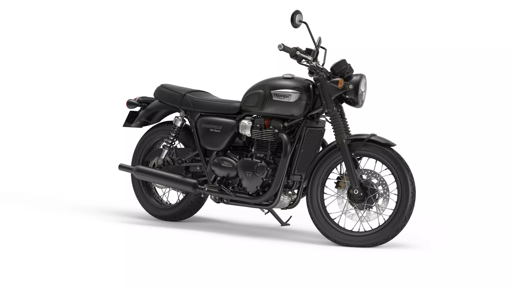 Triumph Bonneville T100 Black - Image 1 Triumph Bonneville T100 Black - Image 1