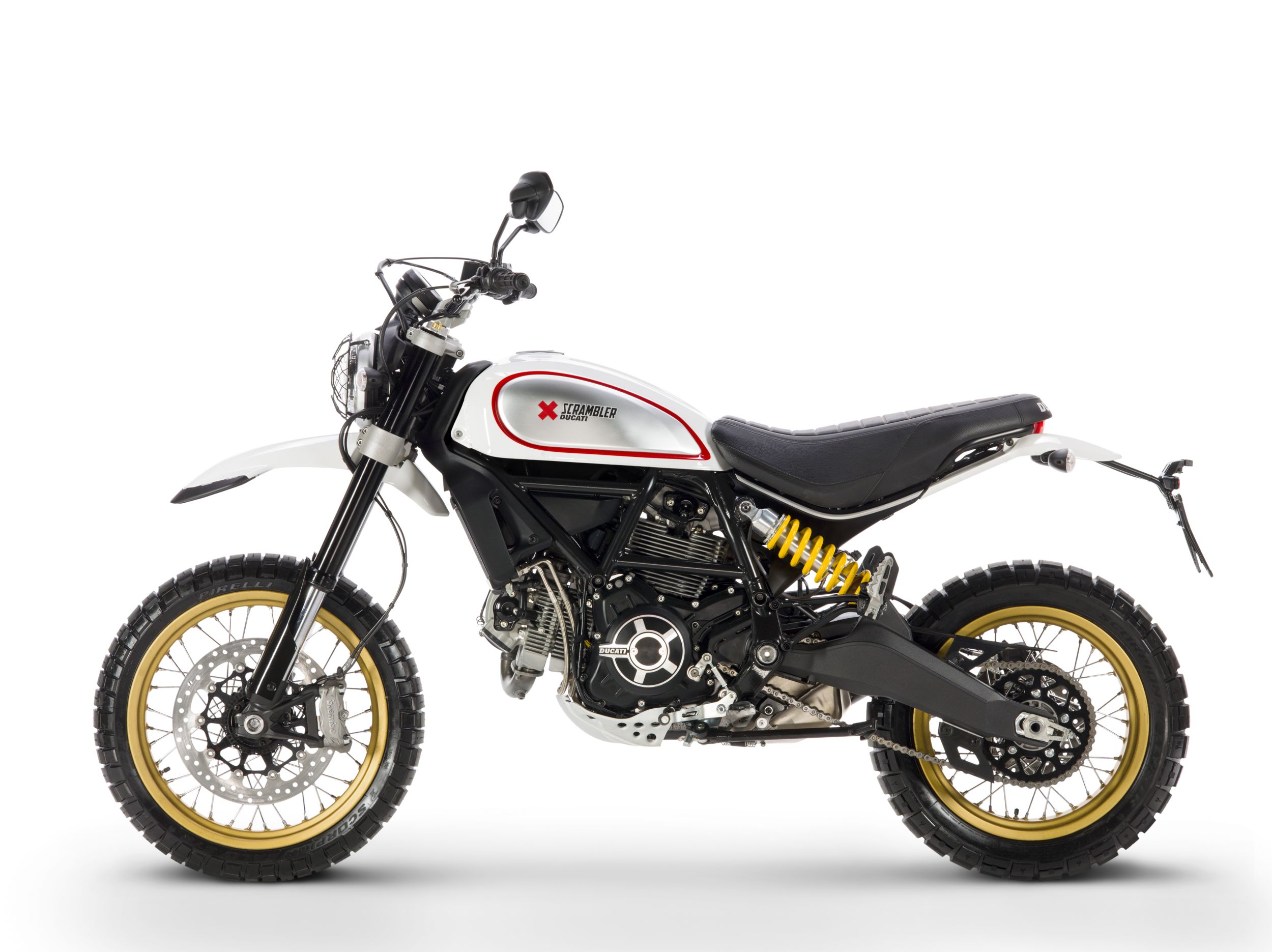 Motorrad Vergleich Ducati Scrambler Desert Sled 2018 vs. Ducati DesertX