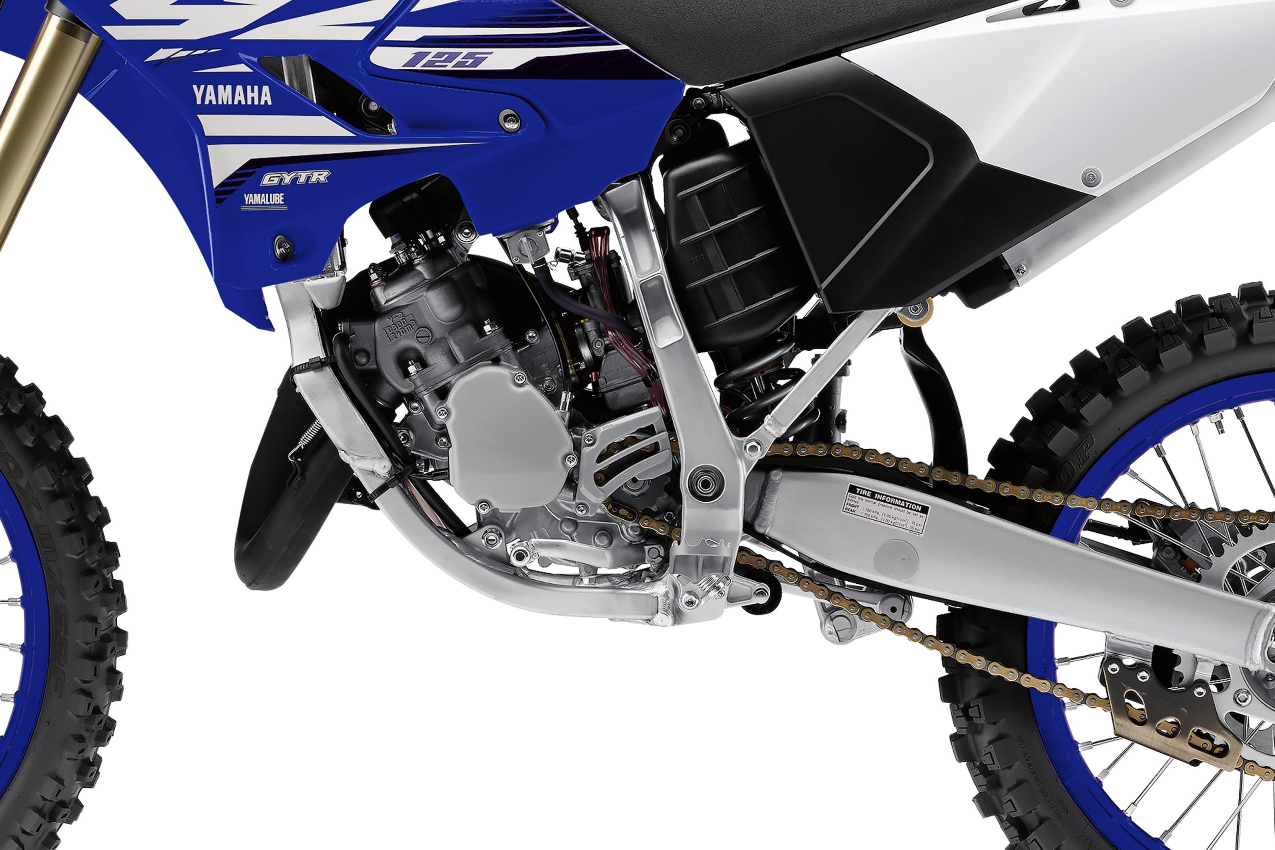 Motorrad Vergleich Yamaha YZ 125 LC 2019 vs. Yamaha YZ125LC 2022