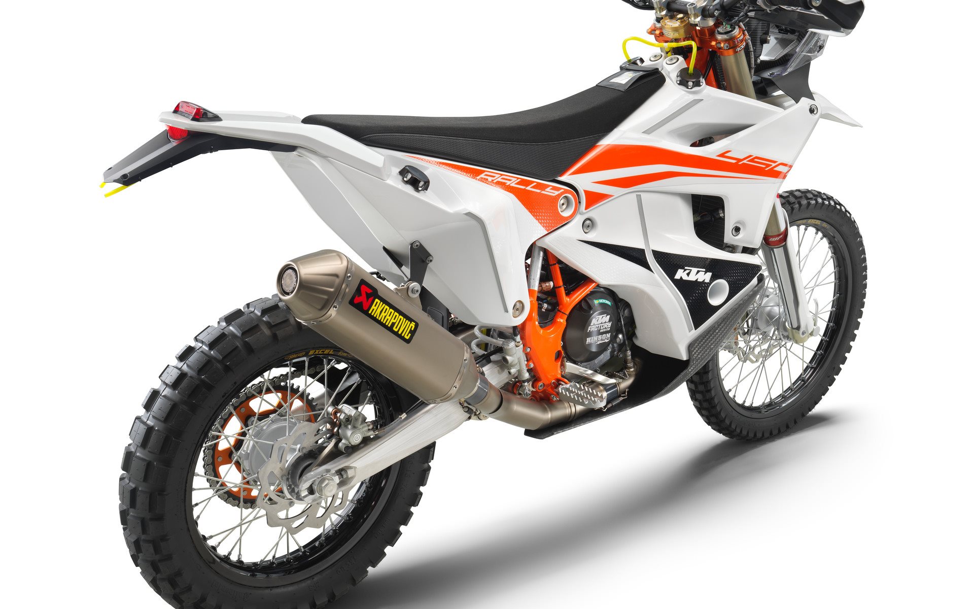 Motorrad Vergleich KTM 450 EXC-F 2020 vs. KTM 450 Rally 2020