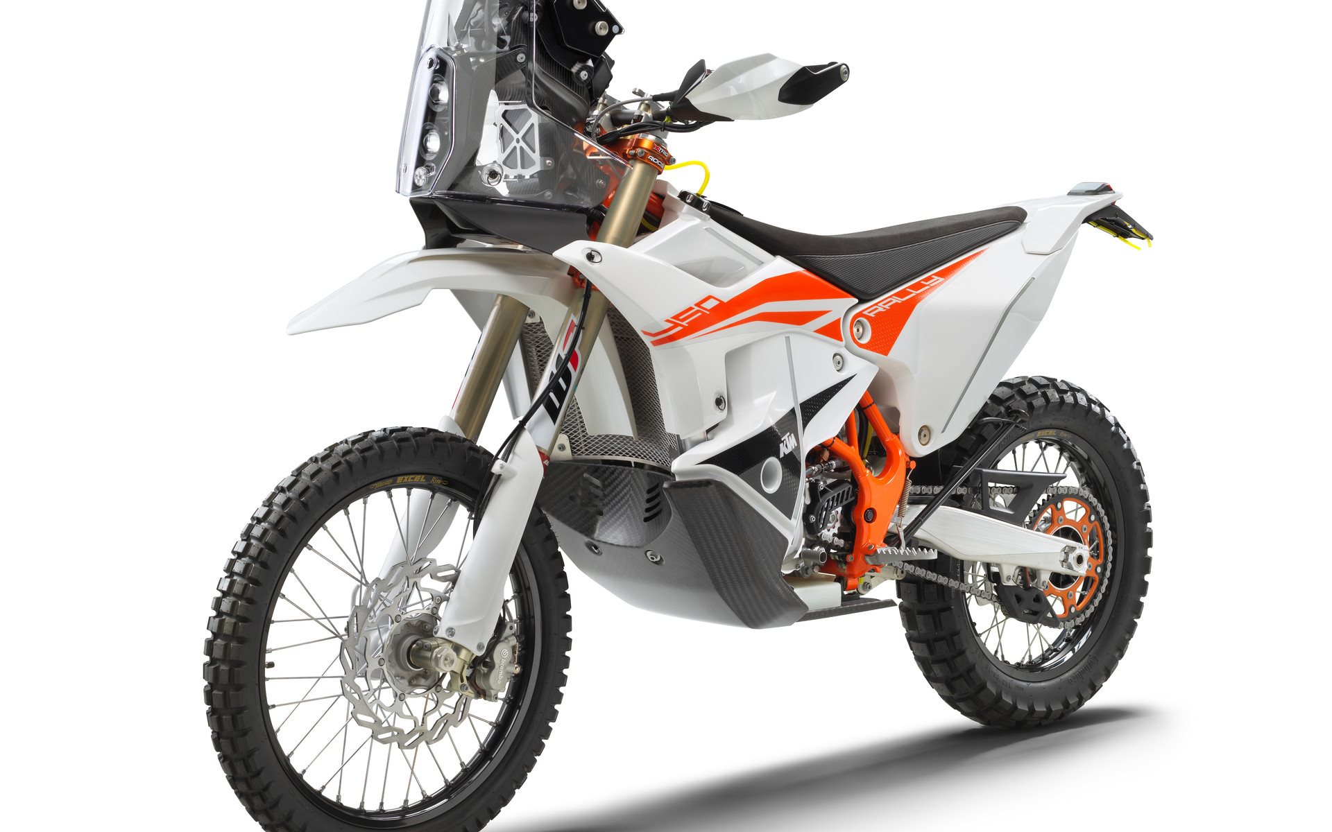 Motorrad Vergleich KTM 450 EXC-F 2020 vs. KTM 450 Rally 2020