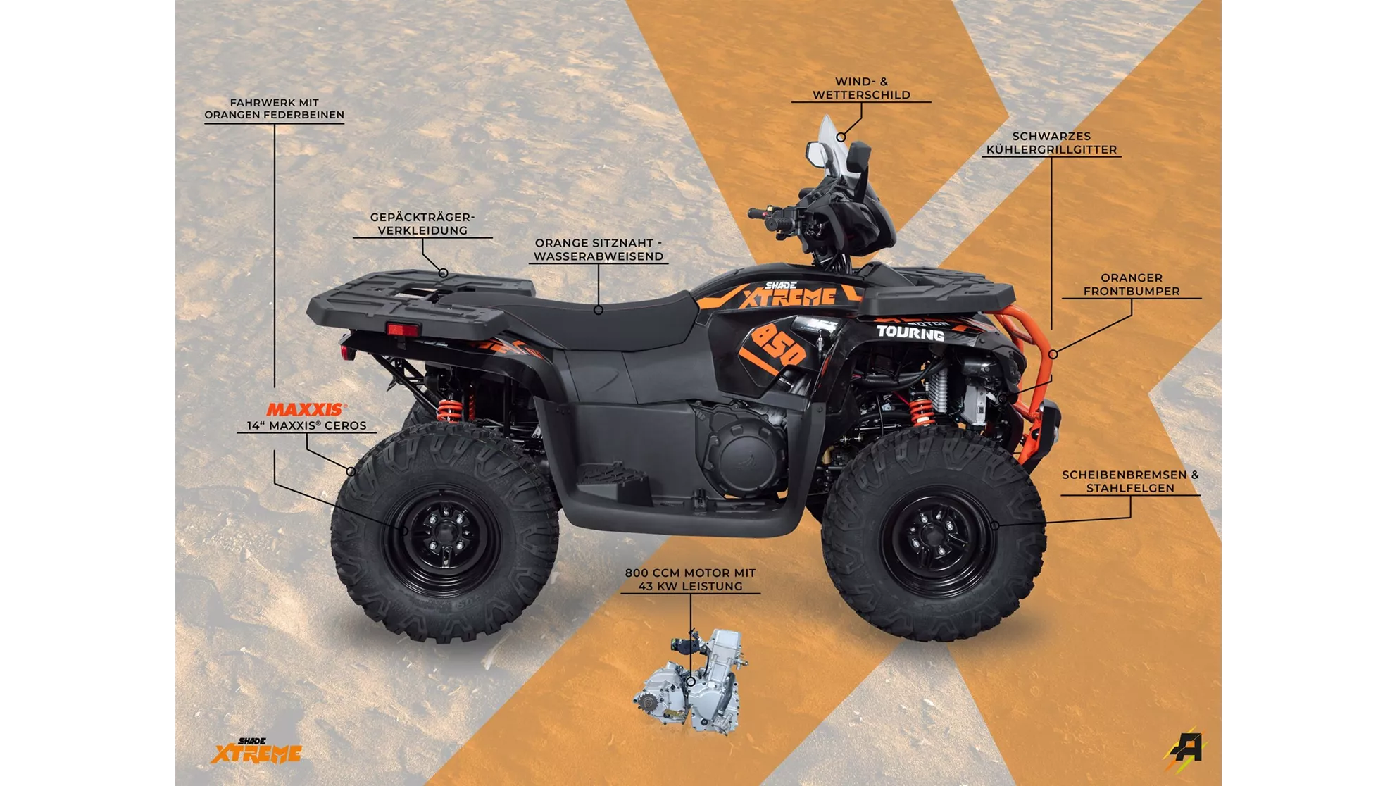 Access Shade Xtreme 850 Touring - Image 2 Access Shade Xtreme 850 Touring - Image 2