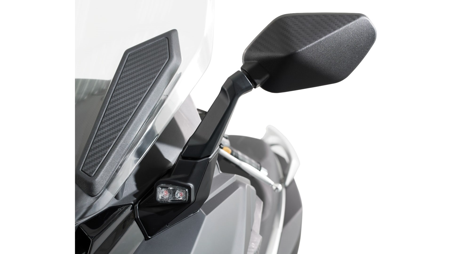 FABBRI Parabrezza Moto Grigio SPORT Per SYM CRUISYM 300 Anni 2017-2018, Misure 385x395 Mm