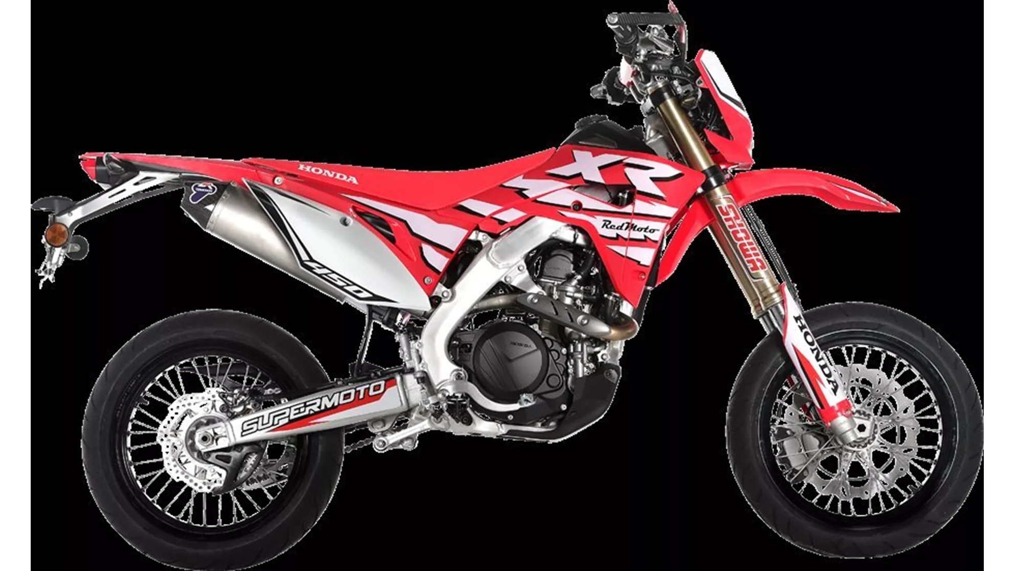 Red Moto CRF 450XR Supermoto - Image 2