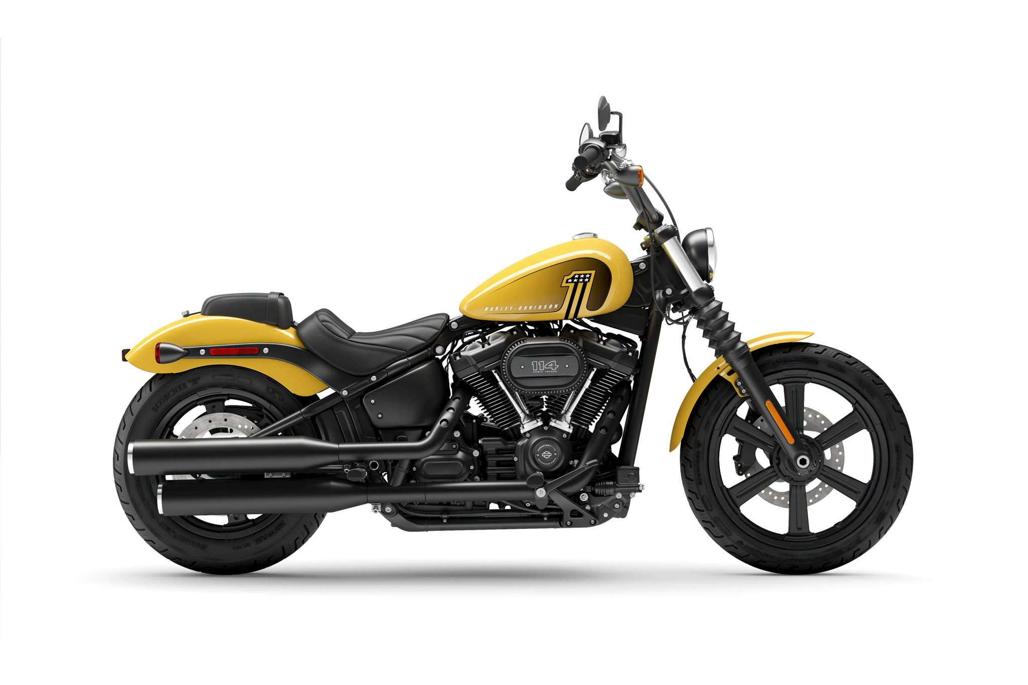 Motorrad Vergleich Harley-Davidson Softail Street Bob 114 FXBBS 2023 vs ...