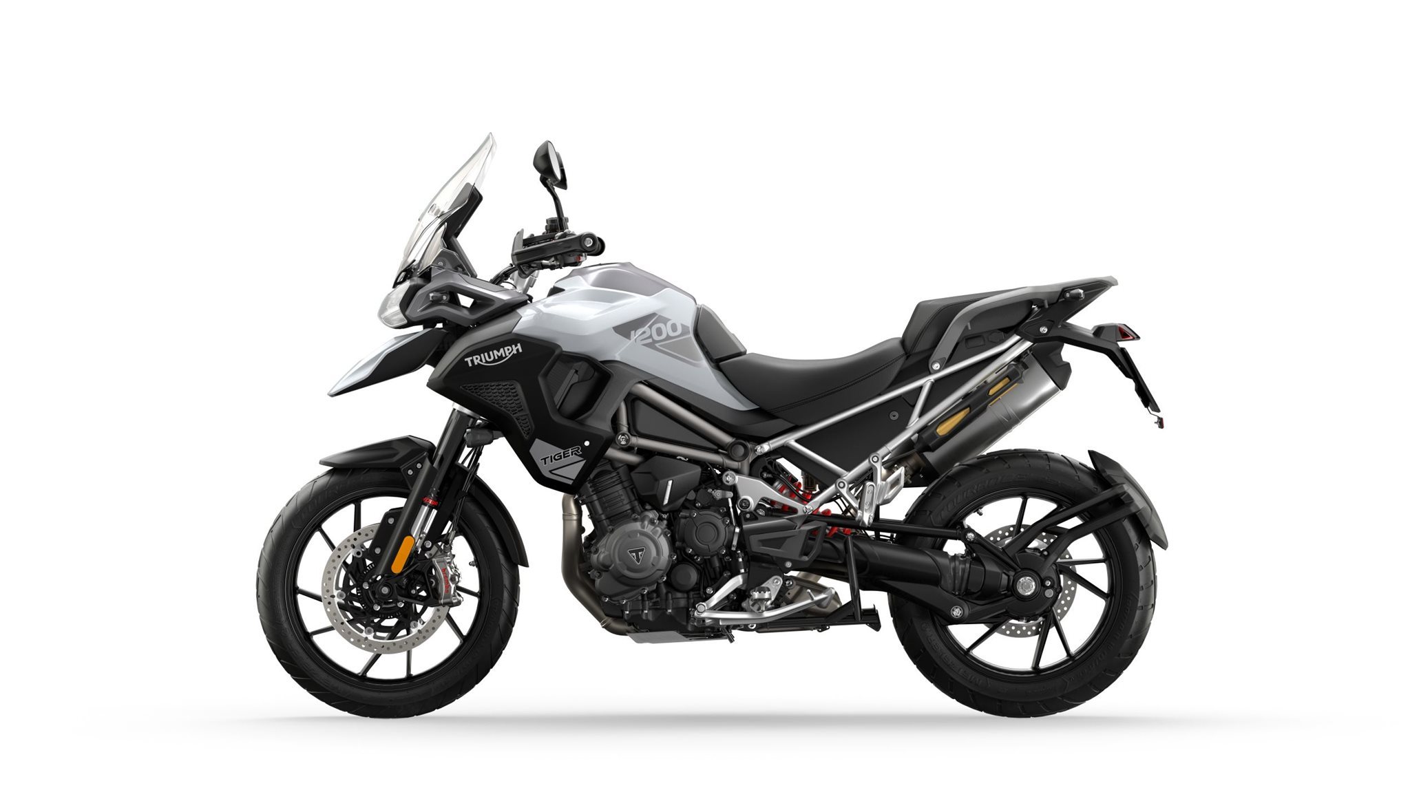 Supporto Per Navigatore GPS E Telefono Per Triumph Tiger 1200 GT PRO 2023 2024 - Staffa In Metallo Nero, Fissaggio Senza Modifiche