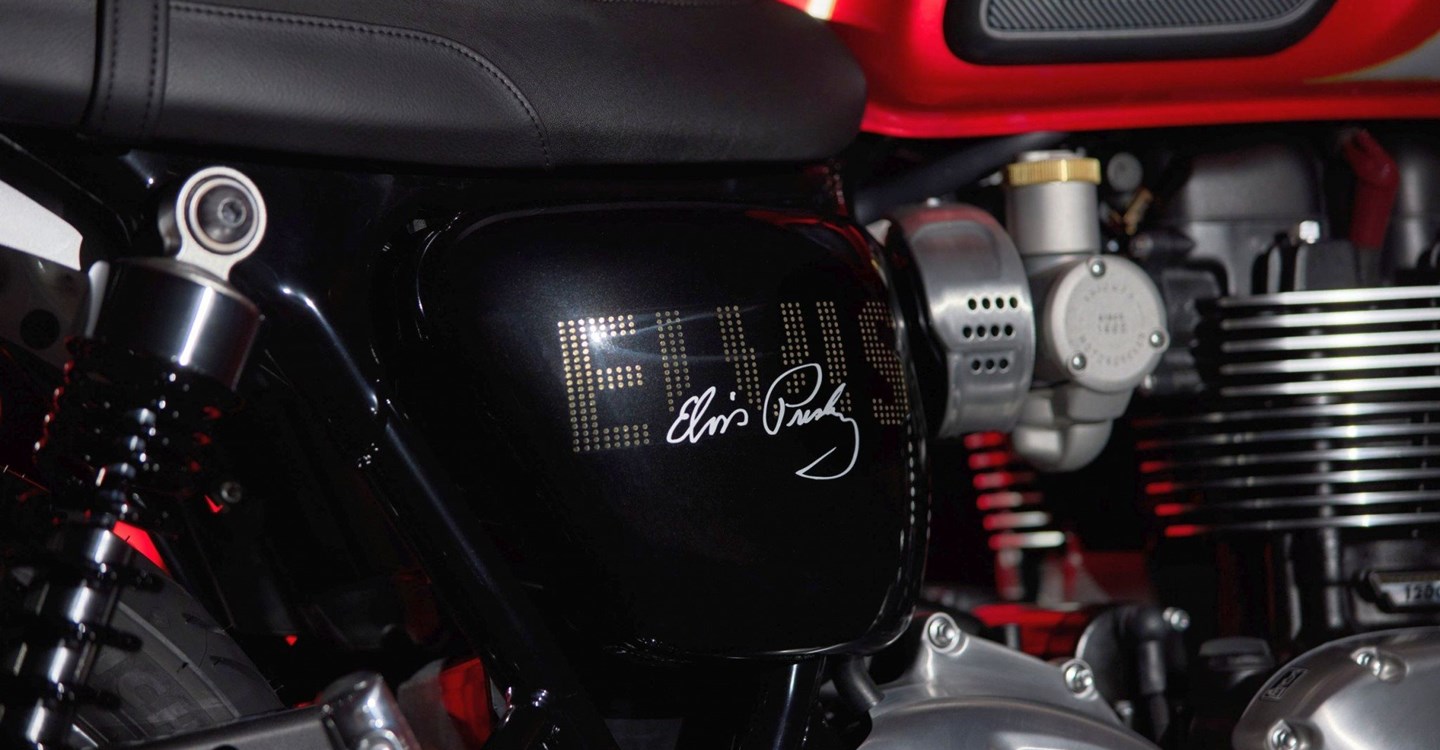 Triumph Bonneville T120 Elvis Presley Special Edition