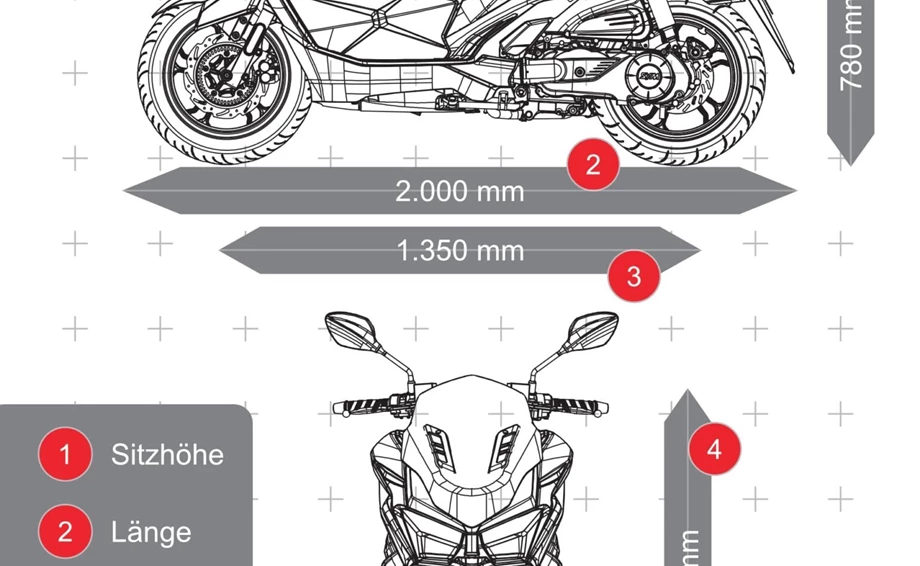 Sym Jet X 125 Bild 5: Sym Jet X 125