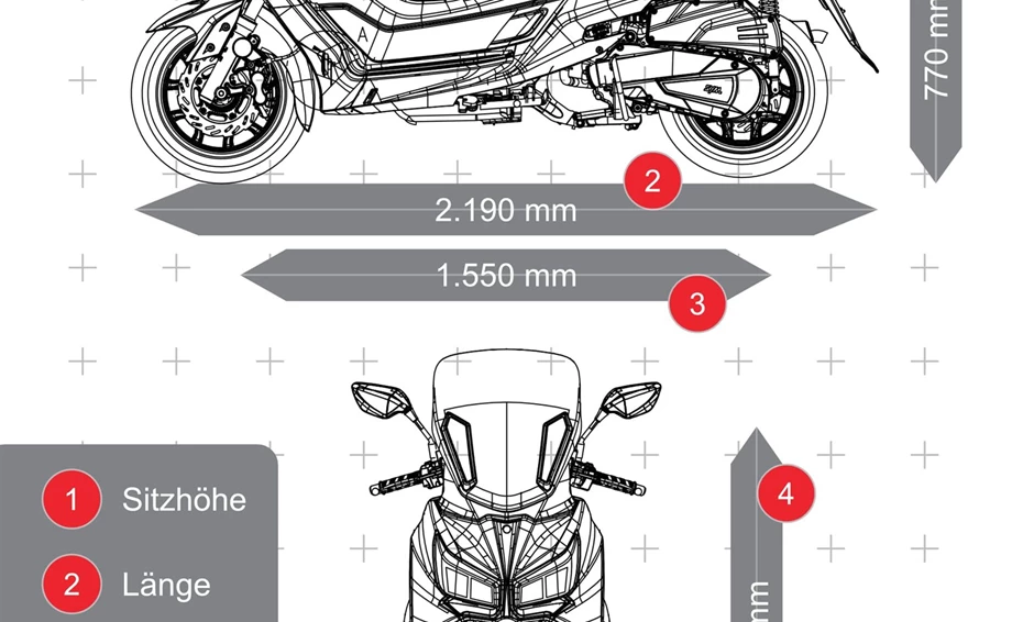 Sym Joymax Z+ 125 Bild 13: Sym Joymax Z+ 125