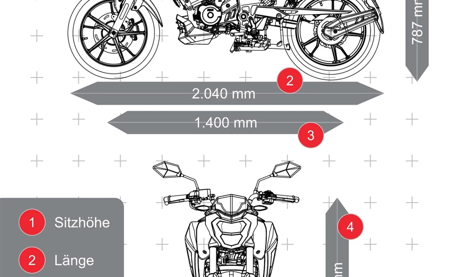 Sym NH X 125 Bild 9: Sym NH X 125