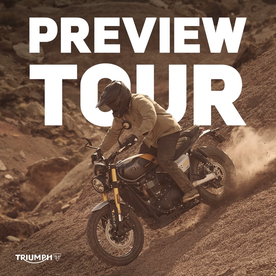 Vorschaubild für Post - Du willst nicht länger auf die neue Saison warten?

Stille deinen Hunger nach aufregender Bike-Action und lerne die Modellneuheiten 2026 auf unserer Preview Tour kennen!
🏍️ Trident 800
🏍️ Tiger 900 Alpine Edition

📅 Wann & Wo?
Am 17.01.2026 bei uns im Showroom (Hastedter Herrstr. 344, 28207 Bremen)

#luebekemannundsievers #triumphbremen