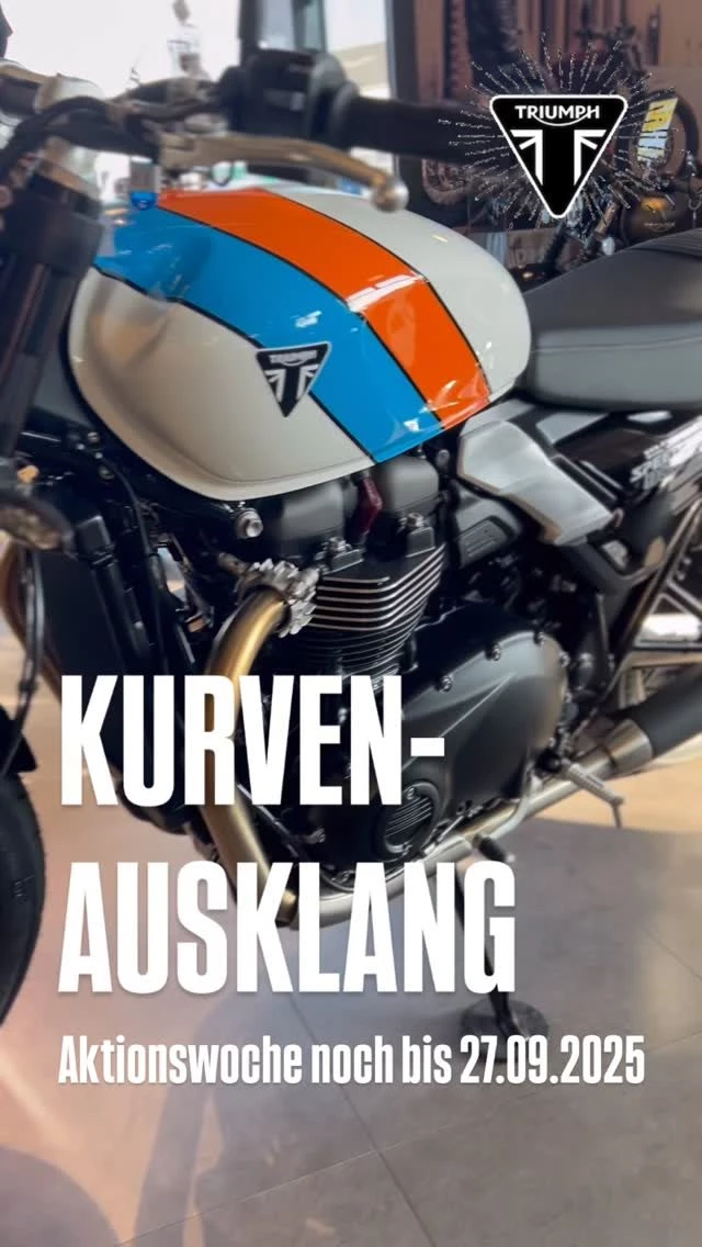 Vorschaubild für Post - Noch bis Samstag läuft die Aktionswoche „Kurvenausklang“ bei uns!
▶️ Vorführfahrzeuge zu unschlagbaren Konditionen
▶️ Starke Summer-Sale Angebote auf ausgewählte Bekleidung
▶️ Aktionsangebote auf verschiedene Neumodelle
▶️ individuelle Sonderangebote bei Originalzubehör
Komm vorbei, wir freuen uns auf Dich! 😊
#teamdirnberger #triumphkurvenausklang #triumphgermany #triumphofficial #Triumph #triumphmotorcycles #bikelife #fortheride #motorcycles #ridersofinstagram #motorcyclelife #motorcyclelovers #motoculture #bikelife #topmotorcycles #motorcycledeals #motorradliebe #motorcyclecommunity #rideandexplore #twowheels #bikelifefamily #chamazing #dirnberger