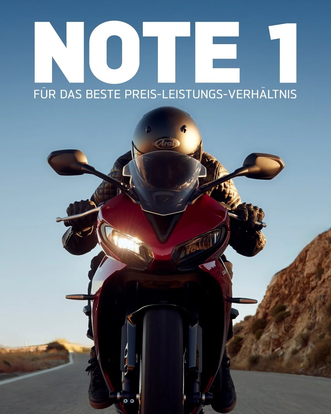 Vorschaubild für Post - Viel Motorrad zum fairen Preis: Auch die Daytona 660 kann sich über eine Spitzenwertung von 1,3 in puncto Preis-Leistungs-Verhältnis freuen, sagt @motorradonline 💪

Da steht der Probefahrt zum Saisonstart nichts mehr im Weg - melde dich gerne jetzt schon bei uns!

#triumph #triumphmotorcycles #daytona660