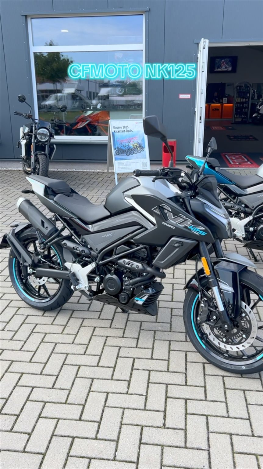 Vorschaubild für Post - CFMOTO NK125

ab sofort bei uns in beiden Farben verfügbar.

Für nur 3.680€
zzgl. Händlernebenkosten

#cfmoto #nk #motorcycle #summer #Bike #bikelover #nakedbike