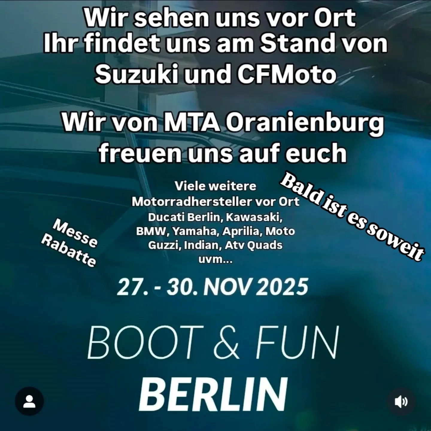 Vorschaubild für Post - #messeberlin #motorrad #boot&fun