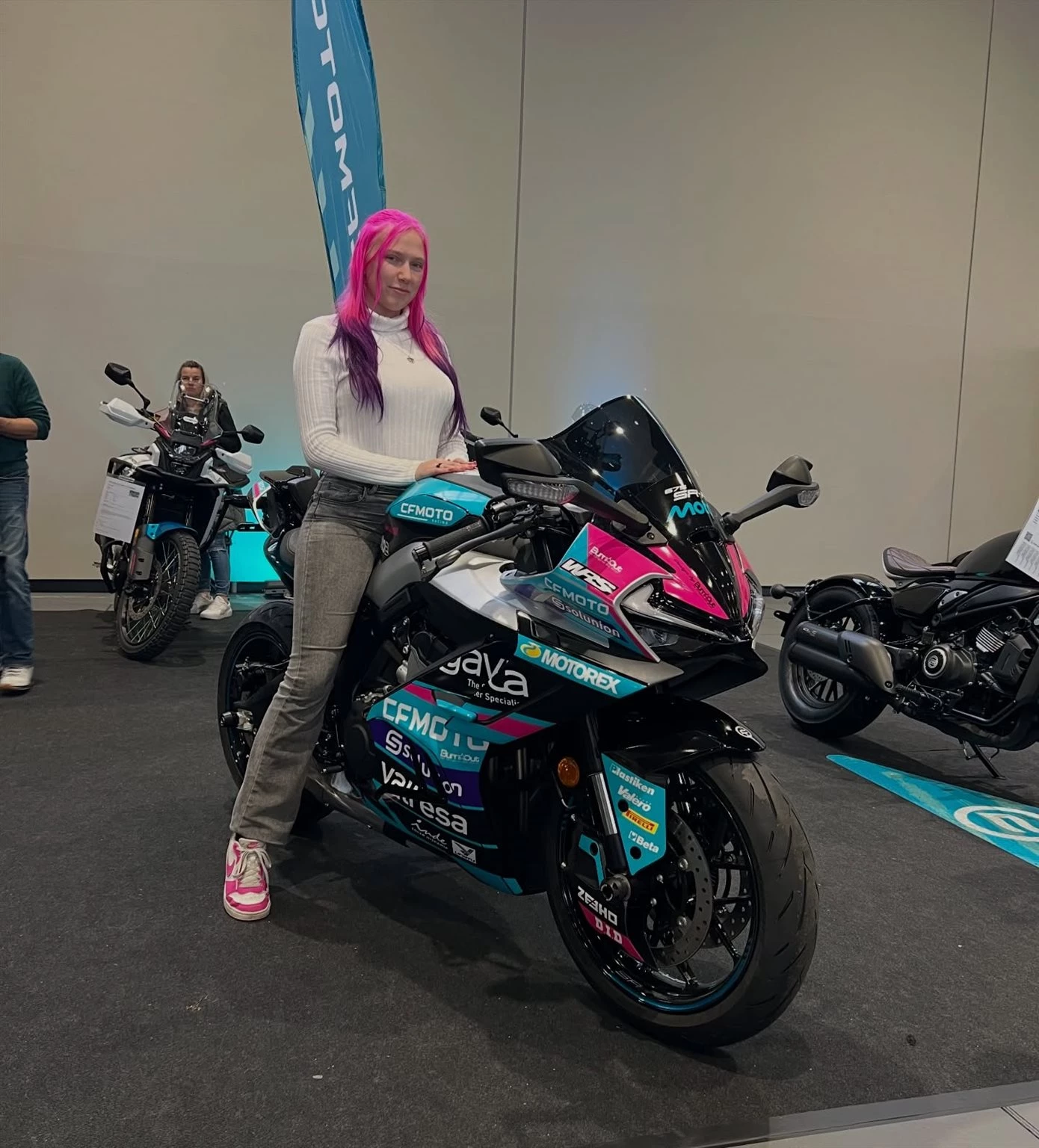 Vorschaubild für Post - Perfect Match 🩷🩵

#cfmoto #675 #a2 #a