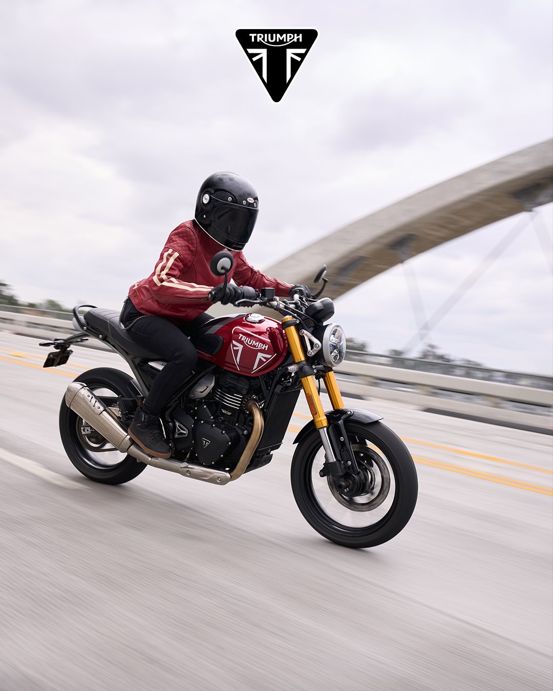 Vorschaubild für Post - Fahren bei Wind - unterschätzt und gefährlich.

Starker Seitenwind kann dein Motorrad schnell versetzen.

Tempo reduzieren, locker bleiben und besonders auf Brücken und beim Überholen achten.

#triumphmotorcycle #bikerlife #triumphdeutschland #letsgo #besafe