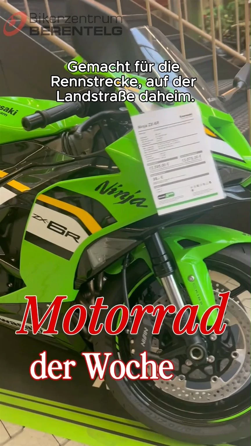 Vorschaubild für Post - Das Motorrad der Woche: die Ninja ZX-6R 🏍

Geboren für die Rennstrecke, zuhause auf der Landstraße.
Erlebe pure Leidenschaft – Kurve für Kurve, Moment für Moment. 🔥

#ninjazx6r #kawasaki #bikerzentrumberentelg #onroad #biker #emsland #motorrad #bikergram #instabike