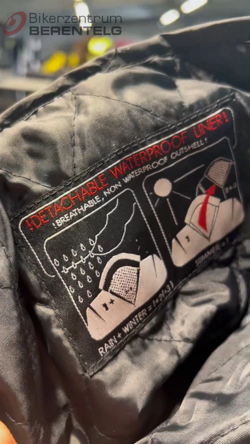 Vorschaubild für Post - DIFI Sierra Nevada 3 Aerotex – bereit für jede Tour, bei jedem Wetter 🏍️🌦️

Die Sierra Nevada 3 Aerotex Textilhose ist die ideale Wahl für anspruchsvolle Tourenfahrer. Winddicht, wasserdicht und atmungsaktiv begleitet sie dich zuverlässig durch jede Saison.

Das herausnehmbare Thermofutter hält dich bei Kälte warm, während der AEROTEX® Z-Liner und Belüftungsreißverschlüsse an heißen Tagen für maximale Luftzirkulation sorgen. Reflexflächen erhöhen deine Sichtbarkeit, Stretcheinsätze und Sure Grip Patches bieten Komfort und sicheren Halt im Sattel.

Mit höhenverstellbaren Knieprotektoren, Materialverstärkungen und viel Stauraum bist du bestens ausgerüstet.
Perfekt kombinierbar mit der passenden DIFI Sierra Nevada 3 Aerotex Jacke.

#DIFI #bikerzentrumberentelg #750qmbikerparadies #saferoad #motorradbekleidung #motorrad #meppen #bikedaily #biker #onroad #bikelove