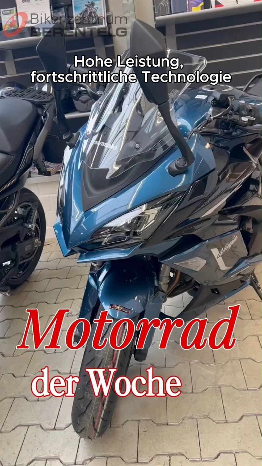 Vorschaubild für Post - 🏍️ Die neue Ninja 1100SXSE🔥
Maximales Sporttouring auf einem neuen Level: Die Ninja 1100SXSE vereint kraftvolle Performance, modernste Technologie und hohen Komfort für sportliches Fahren wie auch ausgedehnte Tagestouren. Sie setzt neue Maßstäbe im Sporttouring.

#KawasakiDeutschland #ninja1100sxse #kawasaki #motorradderwoche #motorradliebe #bikerzentrumberentelg