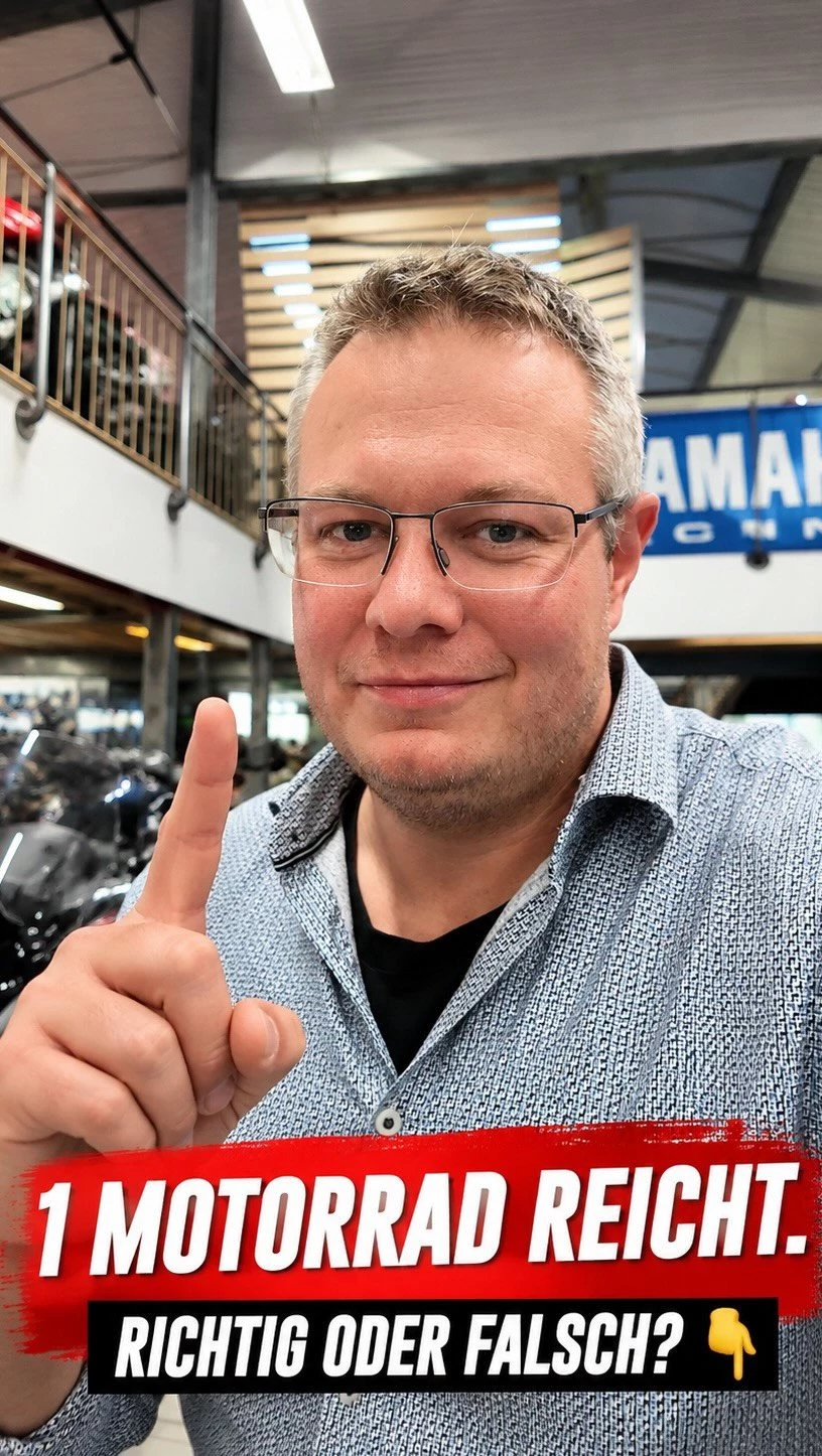 Vorschaubild für Post - Ein Motorrad reicht völlig. 😇

Zumindest so lange, bis man feststellt, dass man für die Tour eigentlich ein anderes braucht.
Und für die schnelle Runde.
Und für den Alltag.
Und dann steht da plötzlich noch dieses eine… 😏🏍️

Aber vielleicht liegen wir ja auch völlig falsch:

👇 Wie viele Motorräder stehen aktuell bei euch in der Garage – und wie viele wären eigentlich genug?

Wir fangen schon mal an zu zählen. 😂

#Motorrad #Motorradfahrer #Motorradliebe #BikerLife #BikerzentrumBerentelg