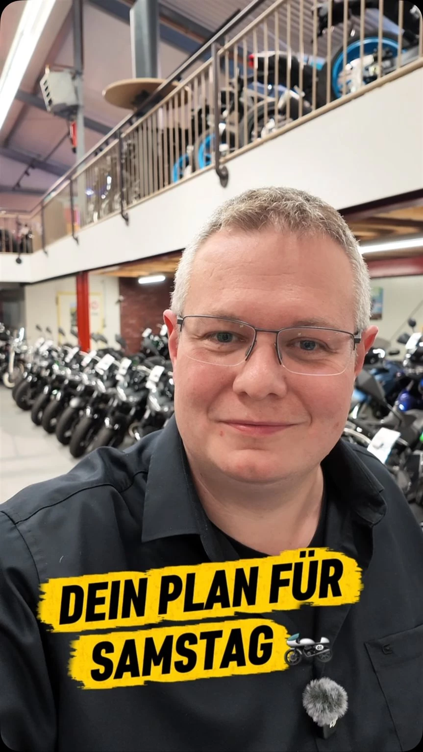 Vorschaubild für Post - Der Plan für Samstag steht. 😏🏍️

Eine Runde Motorrad fahren und zwischendurch einfach bei uns vorbeischauen.

Heute sind wir von 9 bis 13 Uhr für euch da.

Ganz egal, ob ihr euch ein Bike anschauen, durch die Bekleidung stöbern oder einfach nur auf einen Kaffee vorbeikommen wollt.

Kaffee steht bereit. Der Rest ergibt sich. 😎

👇 Wer ist heute mit dem Motorrad unterwegs?

#Motorrad #Samstag #Meppen #BikerzentrumBerentelg #Motorradliebe