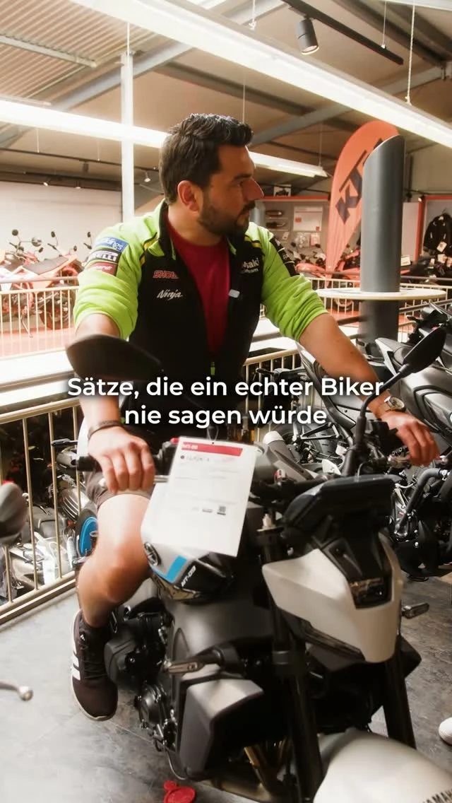 Vorschaubild für Post - Sätze, die ein Biker NIEMALS sagen würde. 🏍️😳
Welchen hast du selbst schon mal gehört – oder sogar gesagt? 👀 Schreib's in die Kommentare. 👇
📍 Bikerzentrum Berentelg
#bikerzentrumberentelg #motorrad #biker #bikerlife #motorradfahrer