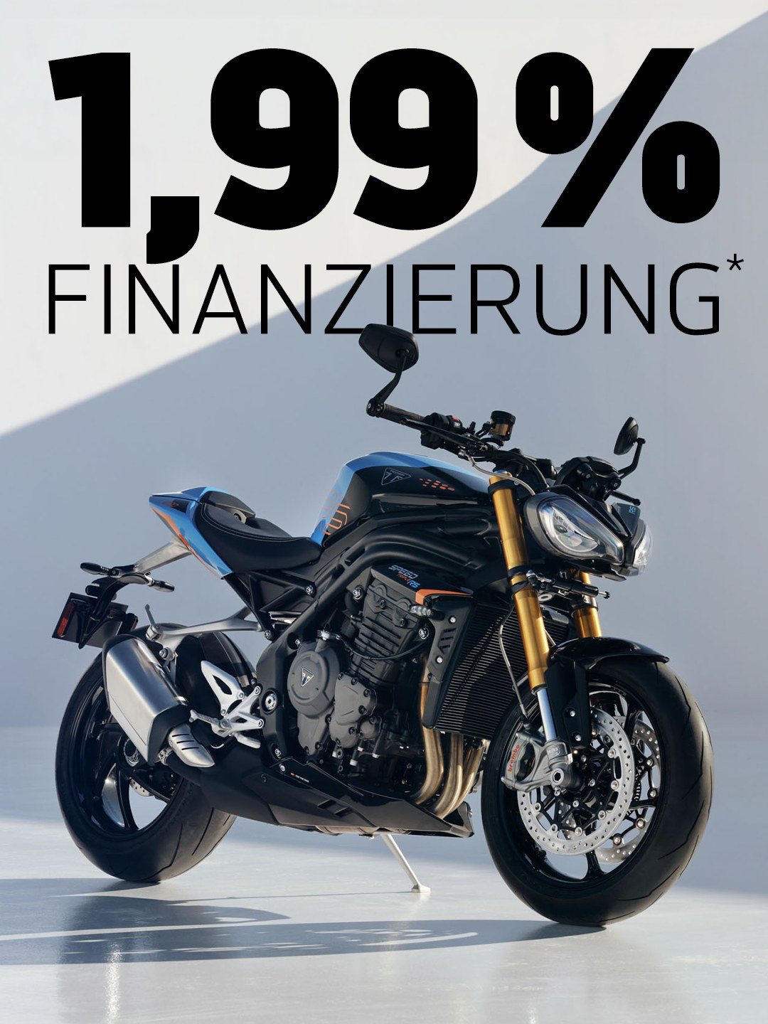 Vorschaubild für Post - Der beste Zeitpunkt für dein neues Bike ist JETZT: Sichere dir noch bis zum 30.09.2026 deine Lieblings-Triumph mit der 1,99 % Finanzierung!*

*Angebotsdetails siehe Webseite
#triumph #triumphmotorcycles #speedtriple1200rs