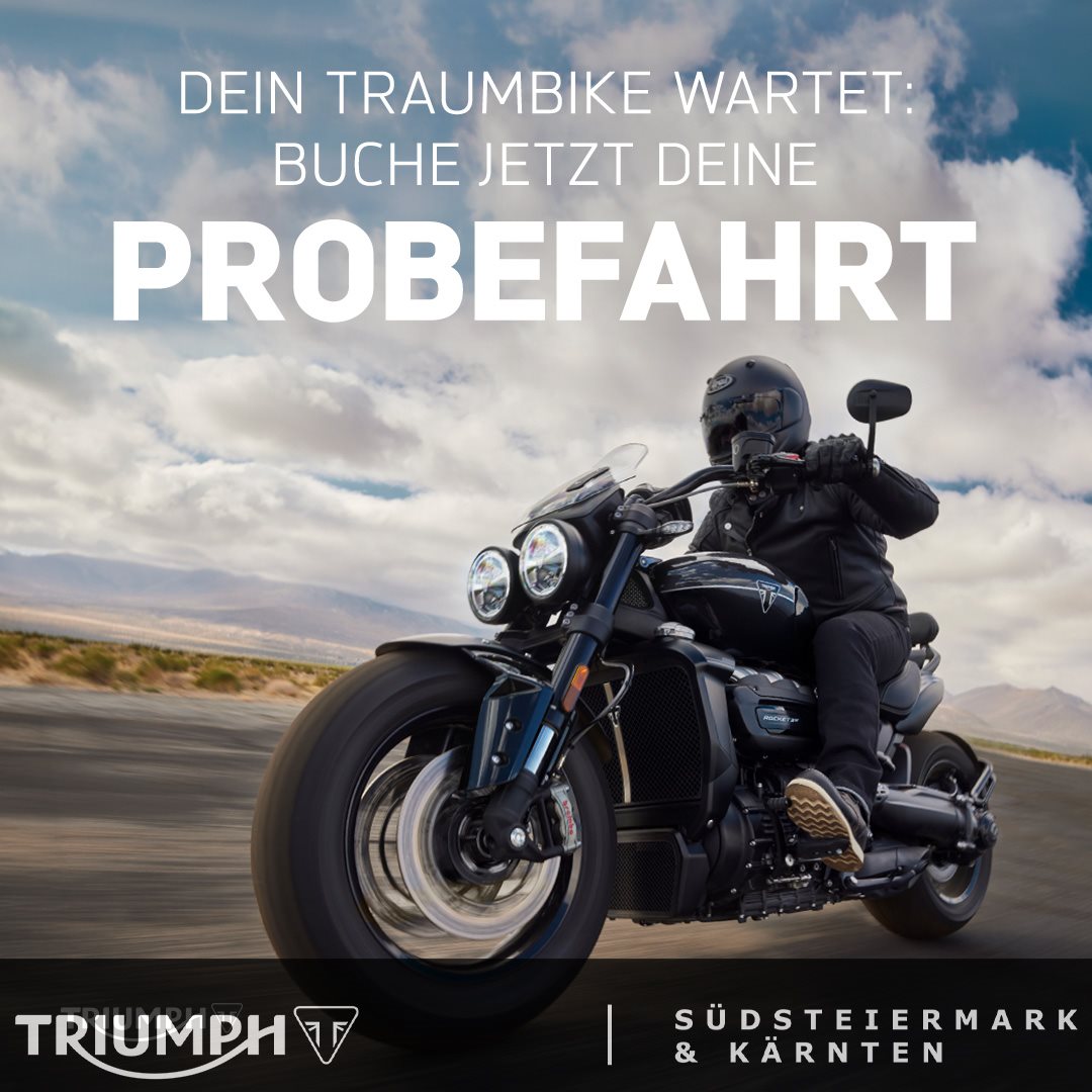Vorschaubild für Post - Warum nur davon träumen, wenn du ihn selbst erleben kannst?

Bei Triumph Steiermark hast du die Möglichkeit, dein persönliches Traumbike kostenlos Probe zu fahren. Egal ob sportliche Roadster, charakterstarke Modern Classics oder abenteuerlustige Tiger Modelle – jetzt ist die perfekte Zeit, die Faszination Triumph hautnah zu erleben.

Steig auf, starte den Motor und finde heraus, welches Triumph Modell dein Herz höherschlagen lässt.

👉 Jetzt Probefahrt vereinbaren und deinen Motorradtraum erfahren!
#fortheride #triumphmotorcycle #probefahren #triumphkärnten