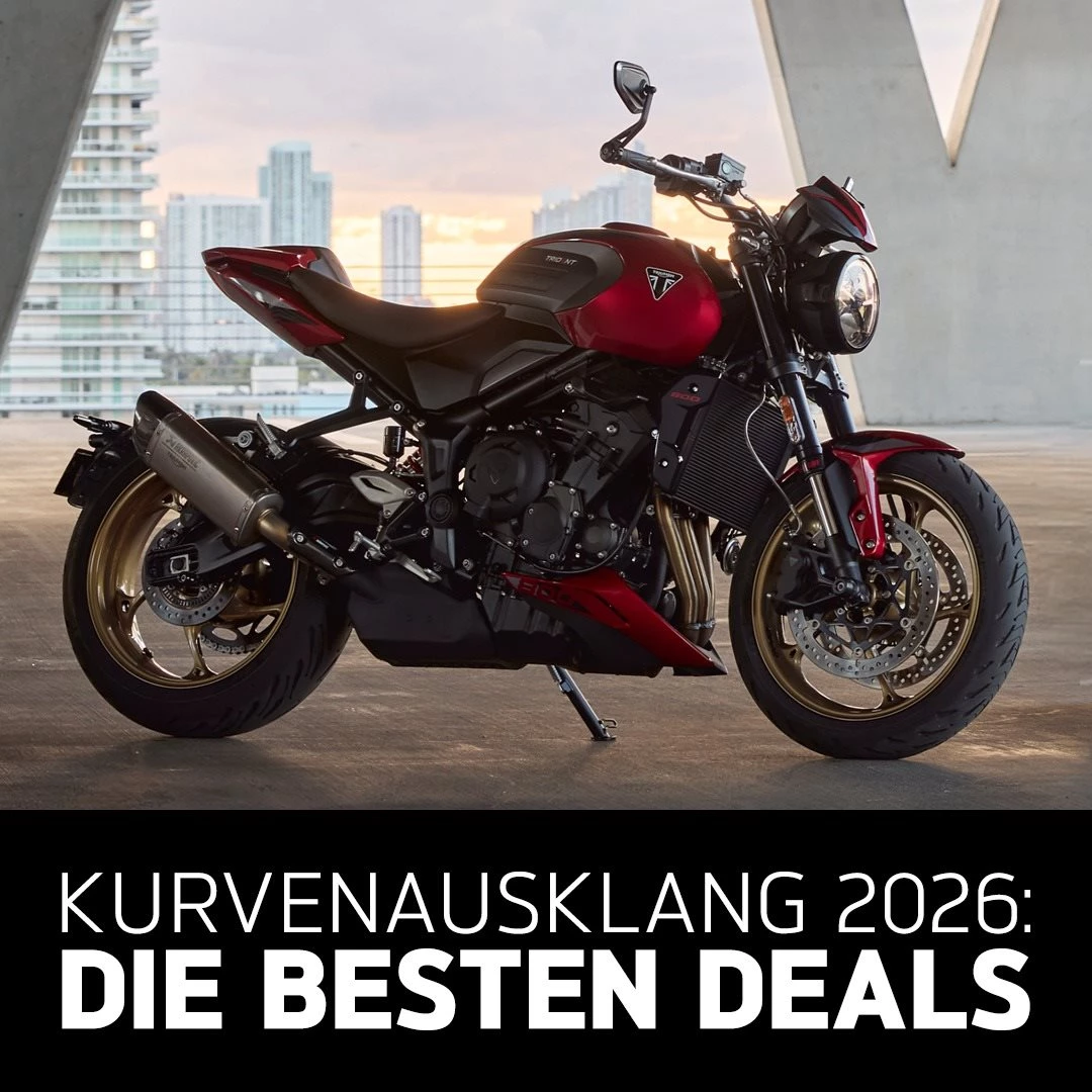 Vorschaubild für Post - Zum Saisonende warten unsere besten Angebote auf dich! 🙌

🏍️ Vorführfahrzeuge zu unschlagbaren Konditionen
🔥 Top-Deals für ausgewählte Neufahrzeuge
👕 Summer-Sale auf ausgewählte Bekleidung

Komm vorbei, entdecke dein nächstes Bike und sichere dir das perfekte Angebot zum Saisonabschluss. Wir freuen uns auf dich!
#triumphmotorcycles #triumphkärnten #kurvenausklang