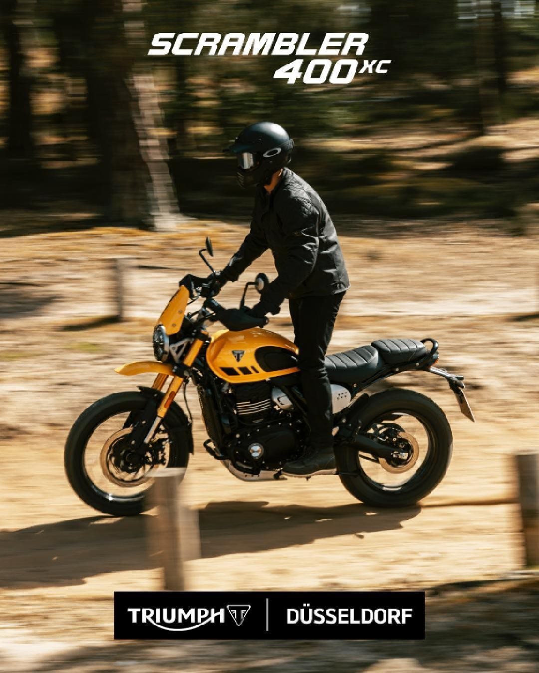 Vorschaubild für Post - Die Scrambler 400 XC - coole Karre! Jetzt Probefahrt buchen unter www.triumph-duesseldorf.de oder direkt im Höherweg 230 in 40231 Düsseldorf!

#triumphmotorcycles #triumph #fortheride #motorcycle #bikelife #speedtriple765rs #düsseldorf #ForTheRide #kurvenkratzen #freiheit
