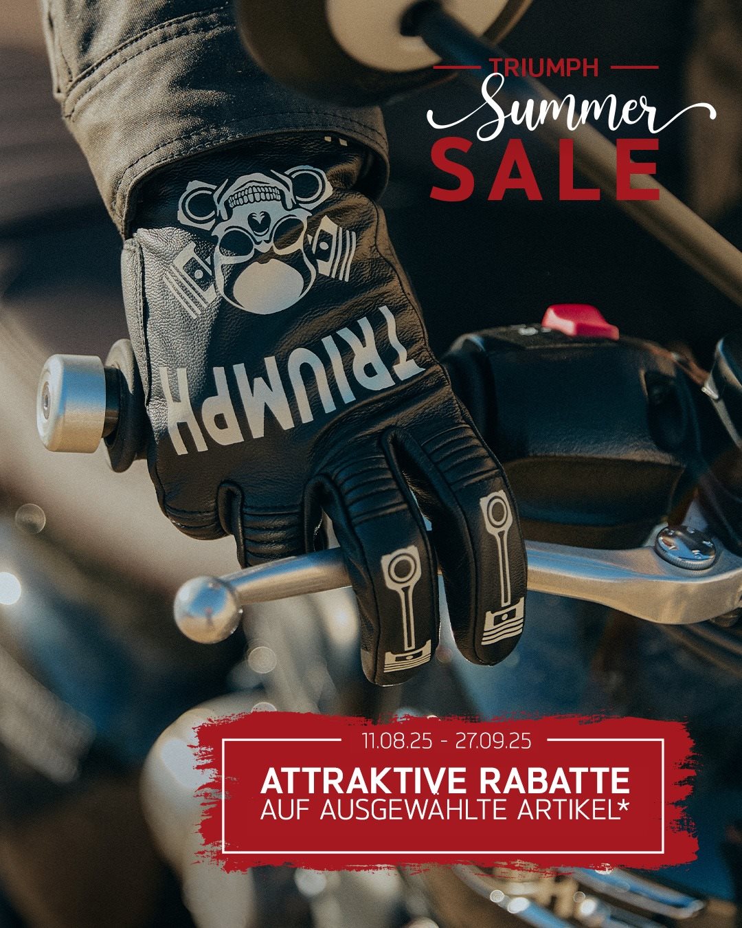 Vorschaubild für Post - Sommer, Sonne, Kurvenzeit: Schnapp dir jetzt bis zu -70 % auf ausgewählte Bekleidungsteile! ☀️
www.vikingcycles de oder direkt in der Taschenmacherstraße 1-5 in 23556 Lübeck...lohnt sich!
#vikingcycles #vikingcyclesluebeck #triumphmotorcycles #triumphbonneville #triumphtiger #triumphspeedtwin #triumphspeedtriple #triumphstreettriple #triumphstreettwin #triumphscrambler #triumphtrident #triumphdaytona #testride #probefahrt #lübeck #wochenende #motorrad #raufaufsbike #kurvekratzen #freiheit #triumph #triumphmotorcycles #summersale