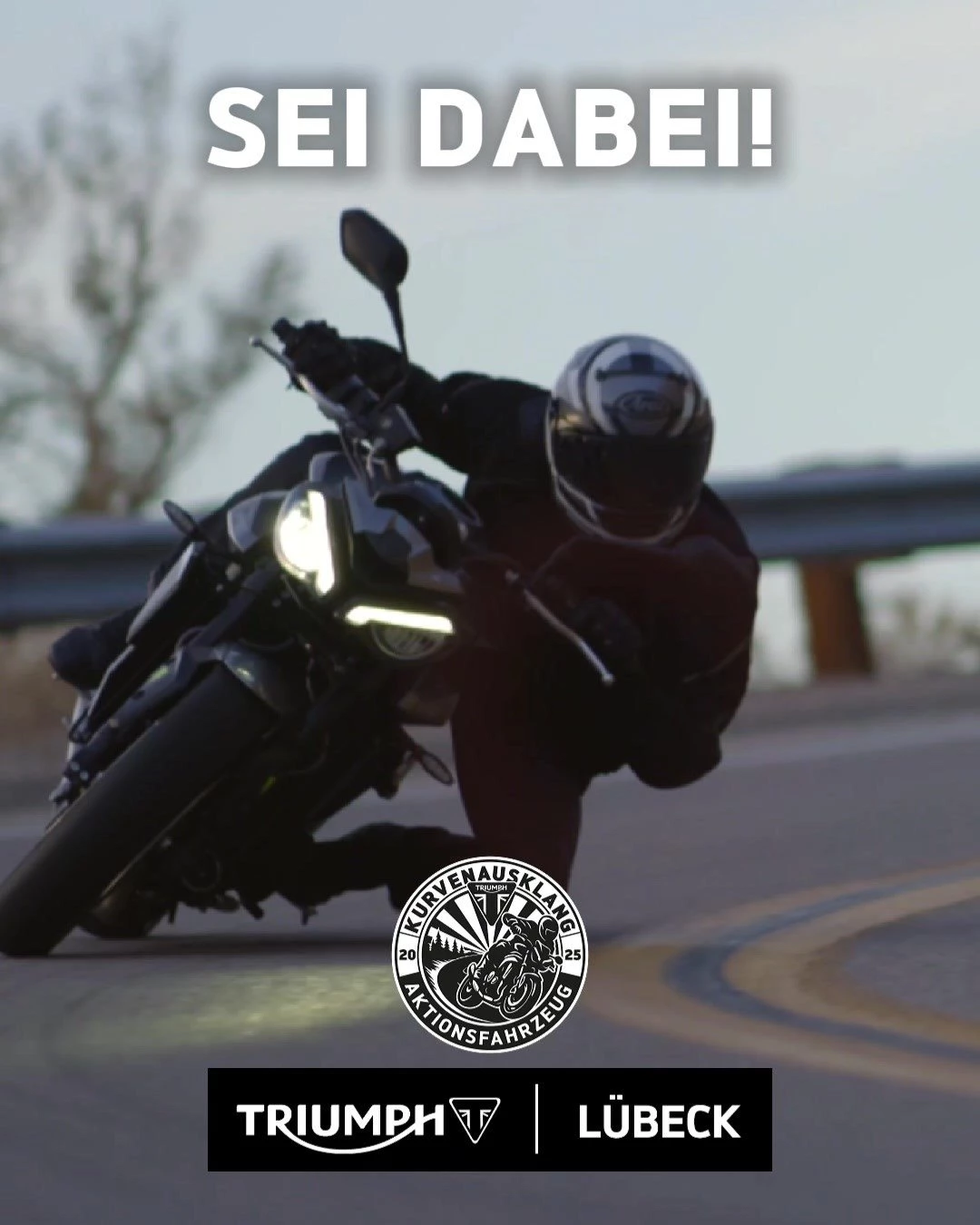 Vorschaubild für Post - Erinnerung: Kurvenausklang bei Triumph Lübeck vom 🗓️ 19. - 27. September!

Denn auch wenn die Tage kürzer werden – die Leidenschaft für Kurven bleibt. Die letzte Runde geht auf uns!⁣ Wir lassen mit dir gemeinsam die Saison ausklingen – mit starken Angeboten, jeder Menge Fahrspaß und echten Benzingesprächen. ⁣
⁣
🏍️ Exklusive Aktionsfahrzeuge zu unschlagbaren Konditionen⁣
👕 Summer-Sale auf vorrätige Bestandswaren⁣

Probefahrt jetzt schon buchen unter: www.vikingcycles de oder direkt in der Taschenmacherstraße 1-5 in 23556 Lübeck...lohnt sich!

#vikingcycles #vikingcyclesluebeck #triumphmotorcycles #triumphbonneville #triumphtiger #triumphspeedtwin #triumphspeedtriple #triumphstreettriple #triumphstreettwin #triumphscrambler #triumphtrident #triumphdaytona #testride #probefahrt #lübeck #wochenende #motorrad #raufaufsbike #kurvekratzen #freiheit