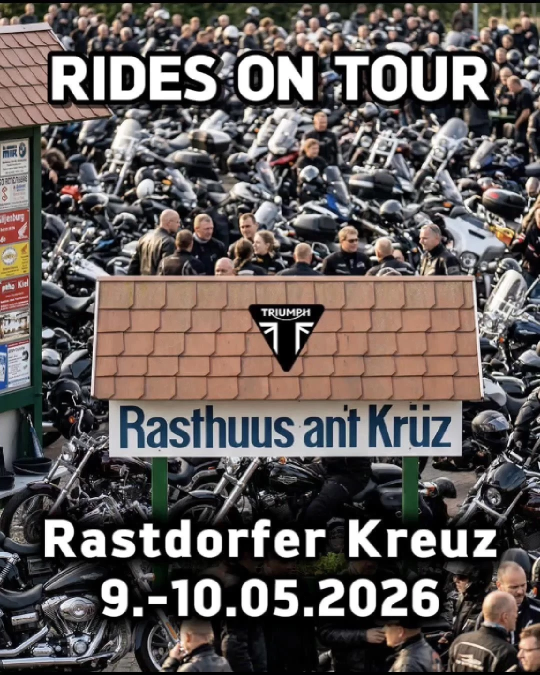 Vorschaubild für Post - Schon mal vormerken! Unser Event am Rastdorfer Kreuz - 9. bis 10. Mai von 10:00 Uhr bis 16:00 Uhr - kommt vorbei!

#triumphmotorcycles #vikingcyclesluebeck #rideontour #rastdorferkreuz