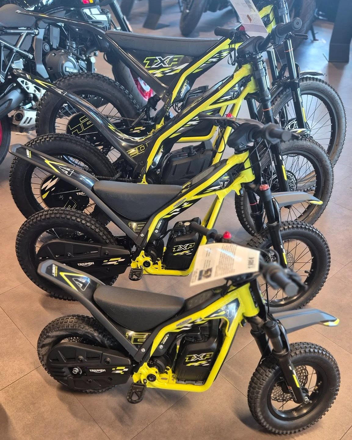 Vorschaubild für Post - Die TXP-Serie von Triumph Motorcycles wurde speziell entwickelt, um junge Fahrer in jeder Phase der Entwicklung mit hochwertigen elektrischen Gelände-Motorrädern optimal zu fördern.

Von den vier Modellen ist jedes auf unterschiedliche Altersgruppen und Erfahrungsstufen zugeschnitten, so dass immer das passende zur Verfügung steht, um Fähigkeiten auszubauen, Selbstvertrauen zu entwickeln und lebenslange Freude am Motorradfahren zu entdecken.

Die TXP-Modelle powered by OSET sind geeignet für Kinder ab 3 Jahren in der kleinsten bis hin zu Erwachsenen in der größten Variante.

#triumphgermany #triumphofficial #triumphmotorcycles #triumphtxp #fortheride #triumphbadkreuznach #badkreuznach