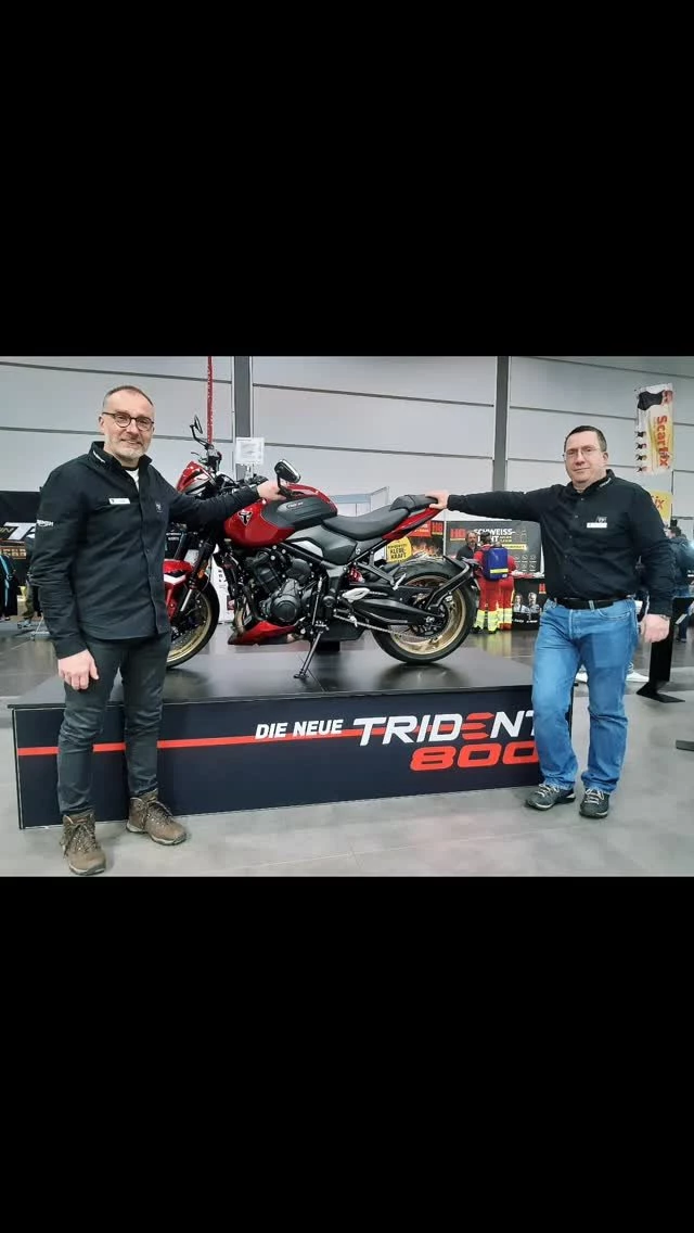 Vorschaubild für Post - Tino und René sind schon mal auf der Leipziger Motorradmesse und warten auf euch.

#triumphteamchemnitz #triumphchemnitz #triumphgermany #triumphmotorcycles #fortheride