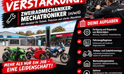  Zweiradmechaniker-Mechatroniker (w/m/d)