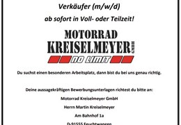 Verkäufer (m/w/d) in Voll- oder Teilzeit