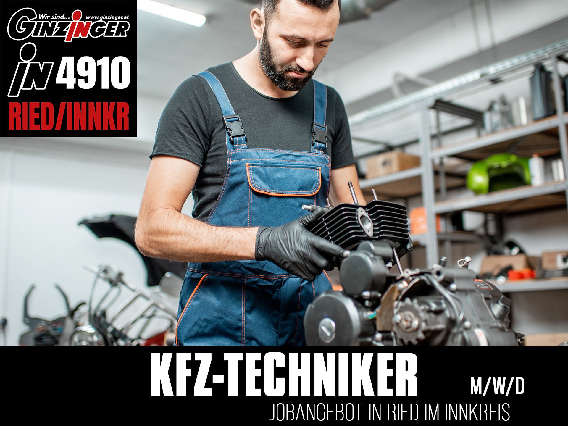 Auto & Motorrad Reis - Werkstatt & Kfz-handel Motorrad Job KFZ-Techniker mit Ausbildung aus der Region Oberösterreich