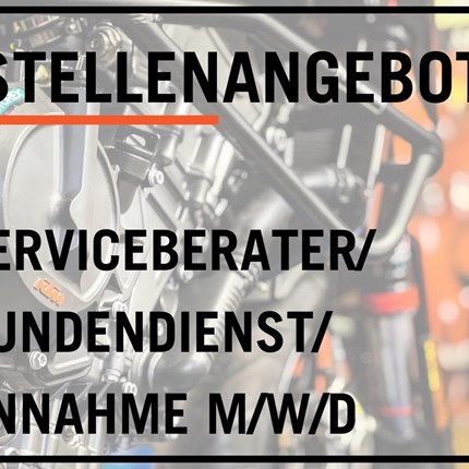 SERVICEBERATER/KUNDENDIENST/ANNAHME M/W/D Jobangebot vom 18.02.2026