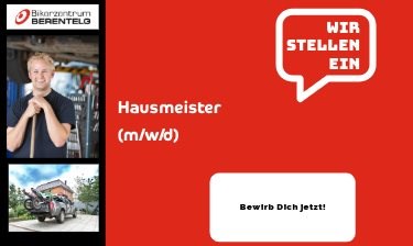 Hausmeister (m/w/d) auf Minijob-Basis