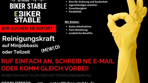 Reinigungskraft m/w/d