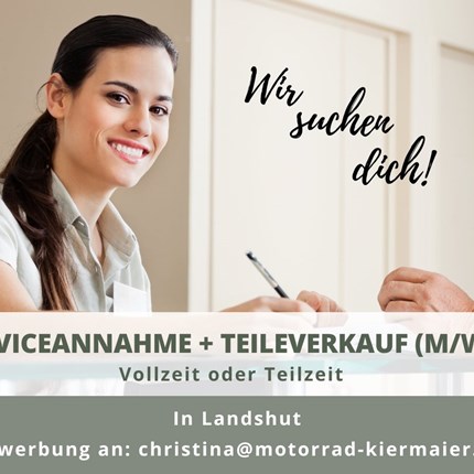 Serviceannahme & Teileverkauf (Voll- od. Teilzeit) Jobangebot vom 26.02.2025