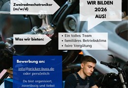 Ausbildung KFZ- / Zweiradmechatroniker (m/w/d)