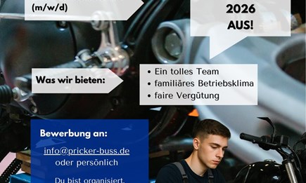 Ausbildung KFZ- / Zweiradmechatroniker (m/w/d)