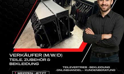 Verkäufer Teile, Zubehör & Bekleidung (m/w/d)