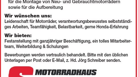 Zweirad-Mechaniker / KFZ-Mechaniker