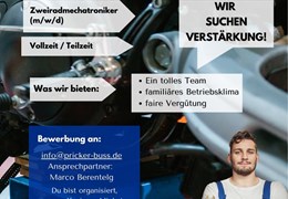 Zweiradmechatroniker / KFZ-Mechatroniker (m/w/d) 